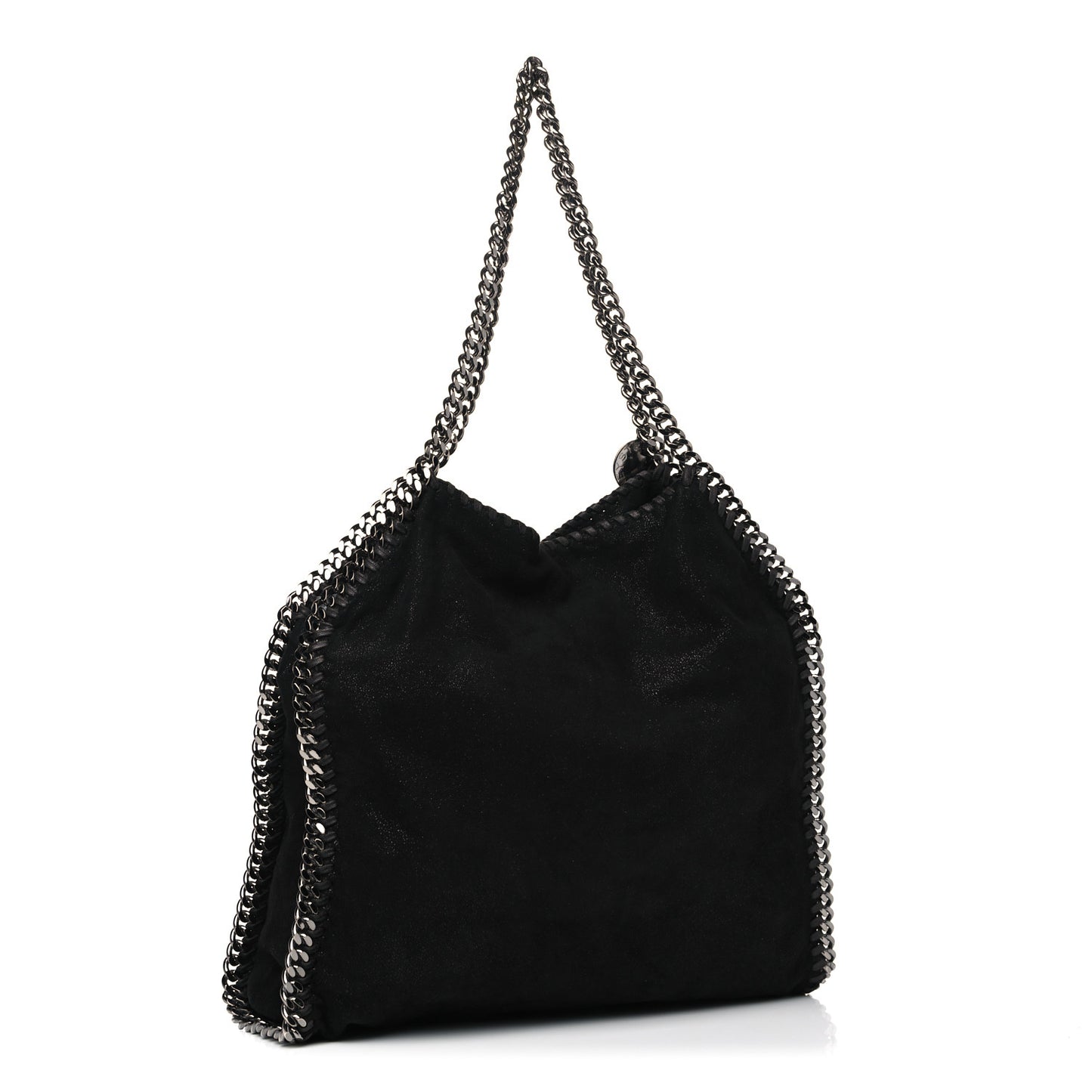 Shaggy Deer Small Falabella Tote Black