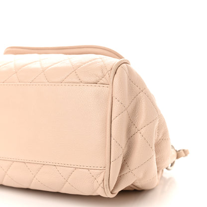 Chanel Caviar Quilted Timeless Accordion Flap Beige 11 of 11