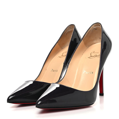 Christian Louboutin Patent Pigalle 100 Pumps 37 Iris 3 of 8