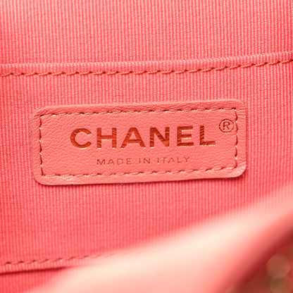 Chanel Lambskin Quilted Small Duma Drawstring Backpack Pink 7 of 10