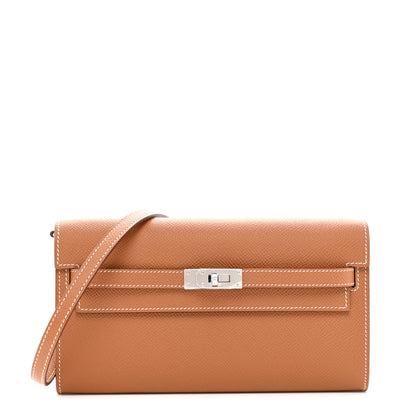 Hermes Epsom Kelly Wallet To Go Gold 1 of 9