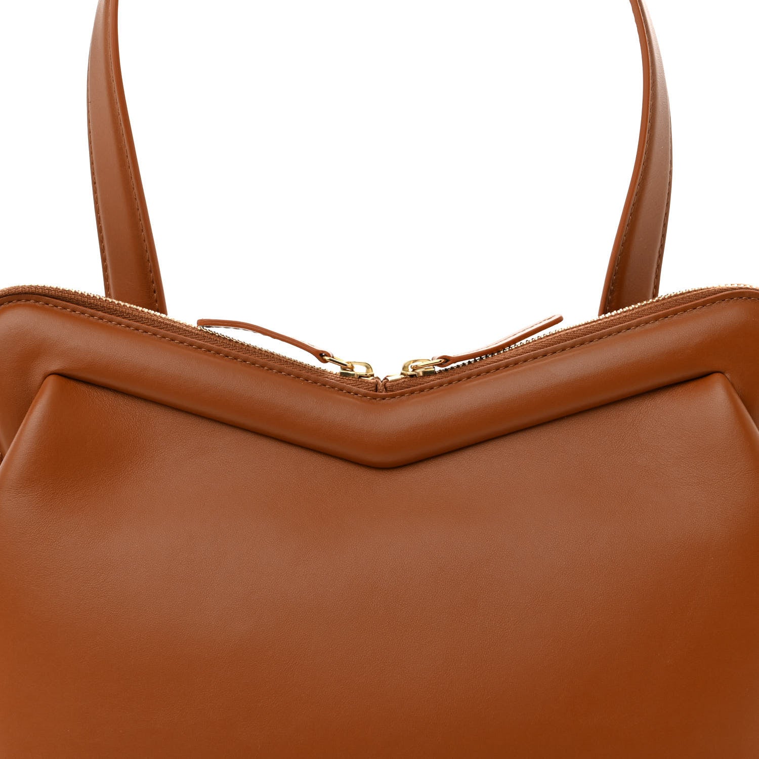 Mansur Gavriel Smooth Calfskin M Frame Bag Camel 8 of 10