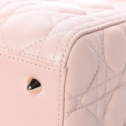 Christian Dior Lambskin Cannage Medium Lady Dior Light Pink 10 of 13