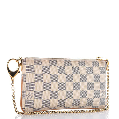 Louis Vuitton Damier Azur Pochette Milla MM 3 of 8