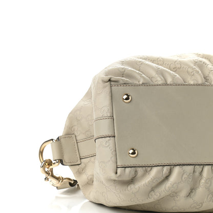 Gucci Guccissima Pop Bamboo Top Handle Tote White 9 of 12