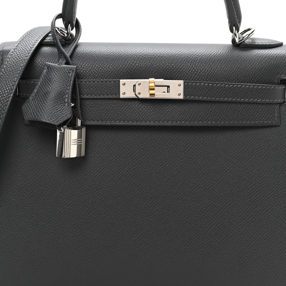 Hermes Epsom Kelly Sellier 25 Gris Misty 8 of 11