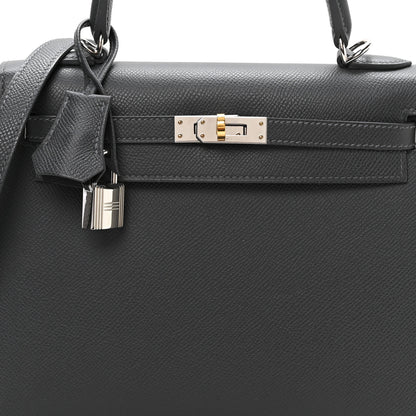 Hermes Epsom Kelly Sellier 25 Gris Misty 8 of 11