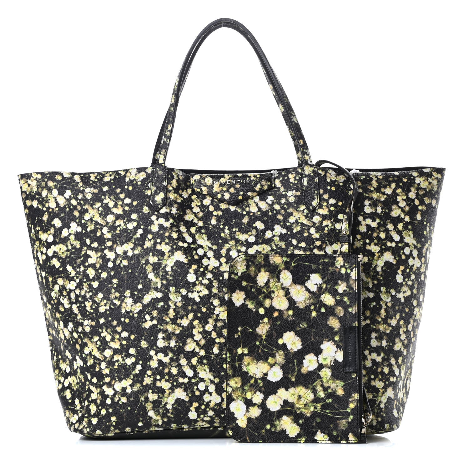Givenchy Textured Coated Canvas Baby's Breath Print Large Antigona Tote 1 of 16