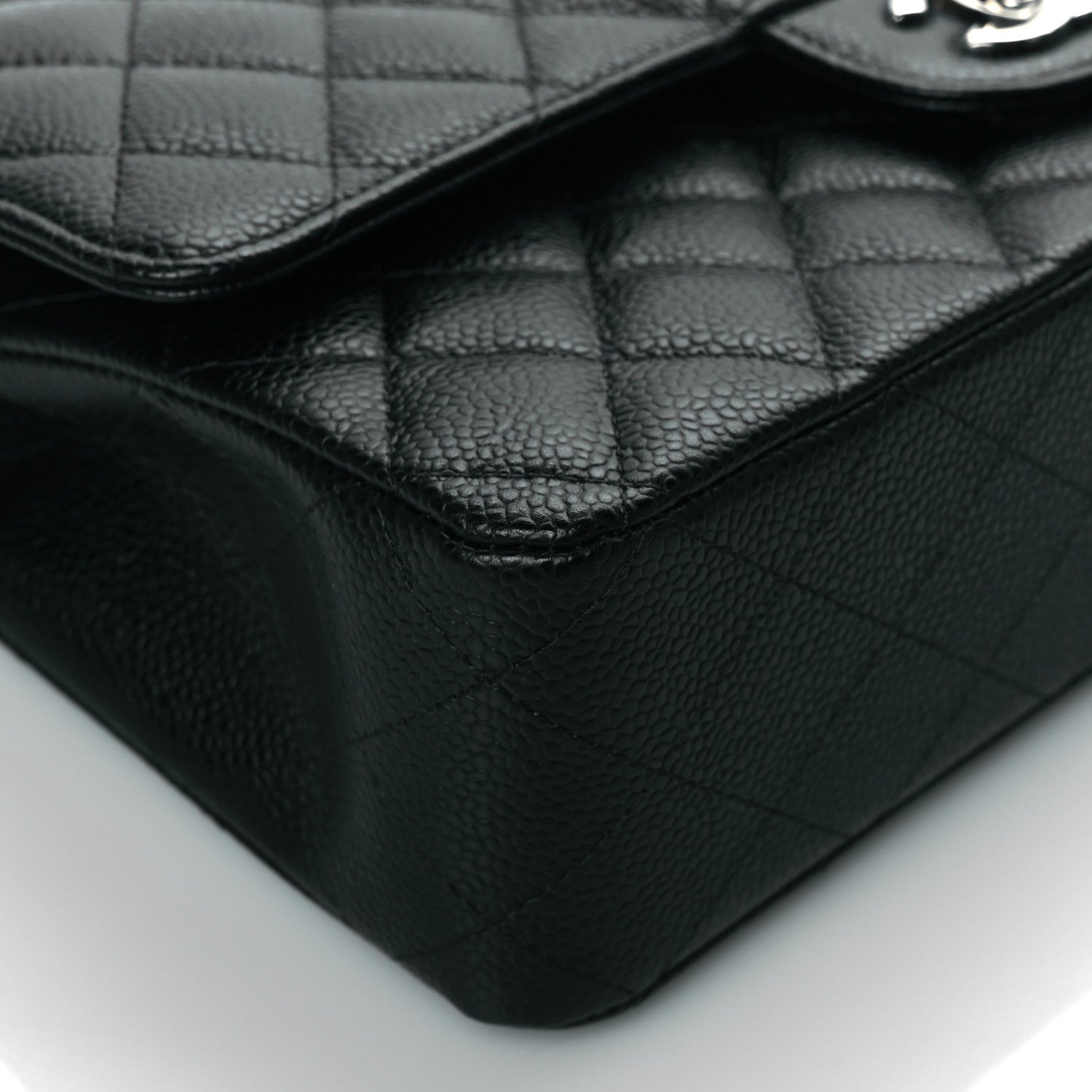 Chanel Caviar Quilted Medium Double Flap Black 9 of 11