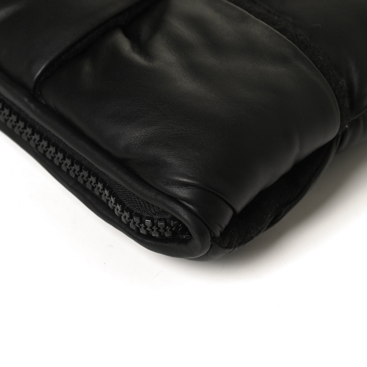 Bottega Veneta Calfskin Maxi Intrecciato Puffy Laptop Pouch Black 10 of 10