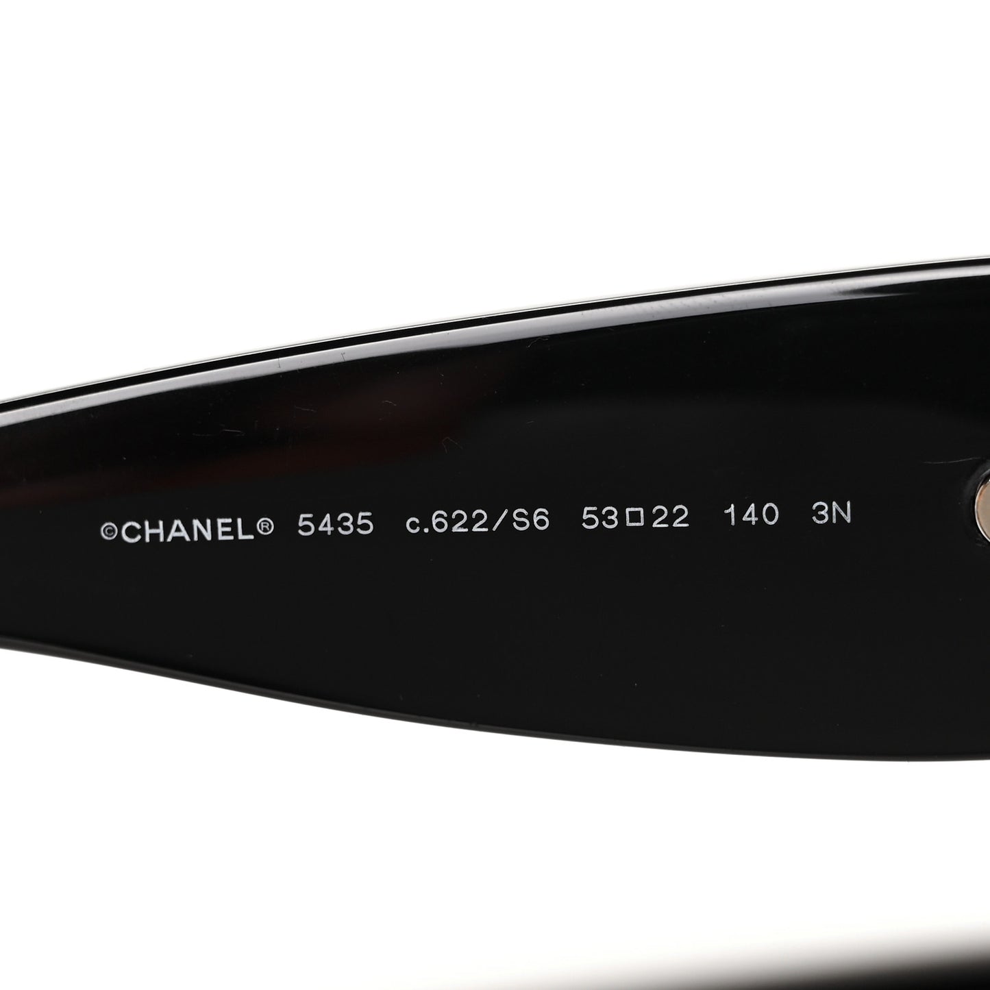 Acetate Rectangle Sunglasses 5435 Black