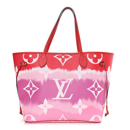 Louis Vuitton Monogram Escale Neverfull MM Rouge 1 of 9