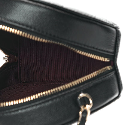 Chanel Caviar Quilted Round Clutch With Chain Black 5 of 11
