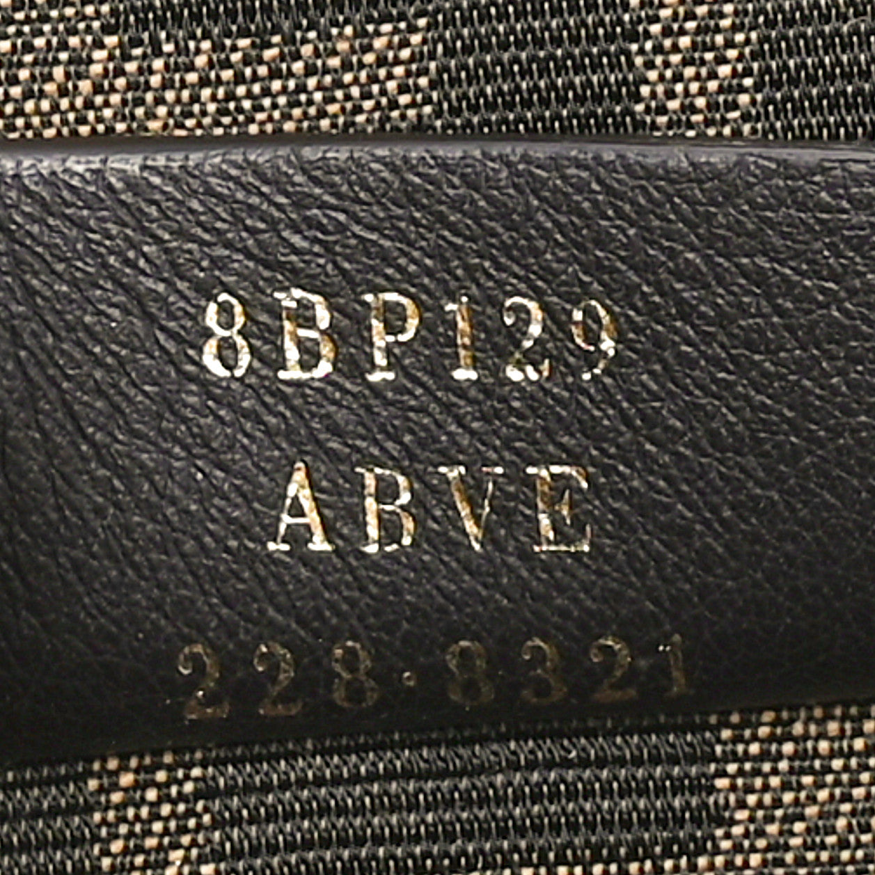 Shiny Nappa Small Fendi First Black