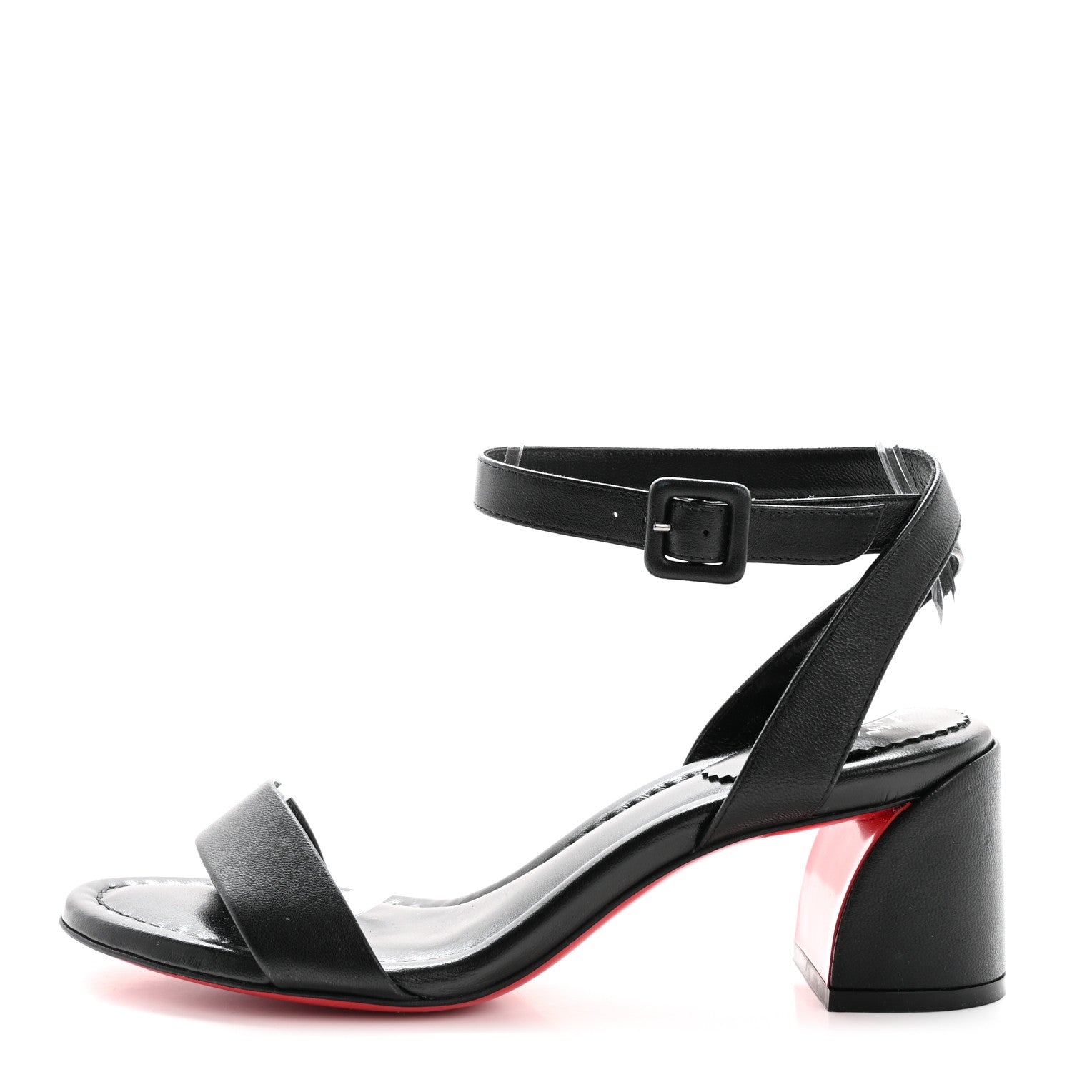 Christian Louboutin Nappa Miss Jane 55 Sandal Pumps 37 Black 1 of 7