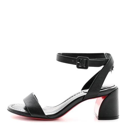 Christian Louboutin Nappa Miss Jane 55 Sandal Pumps 37 Black 1 of 7