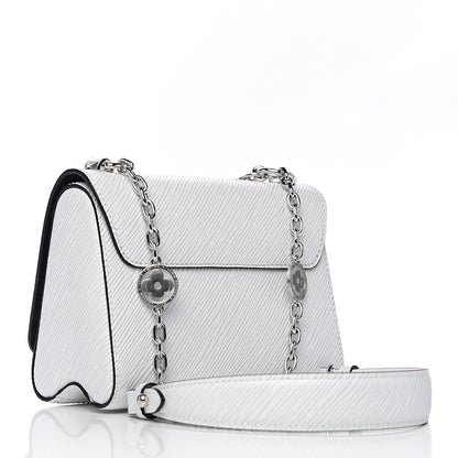 Louis Vuitton Epi Flower Jewels Twist Shoulder Bag PM White 2 of 8