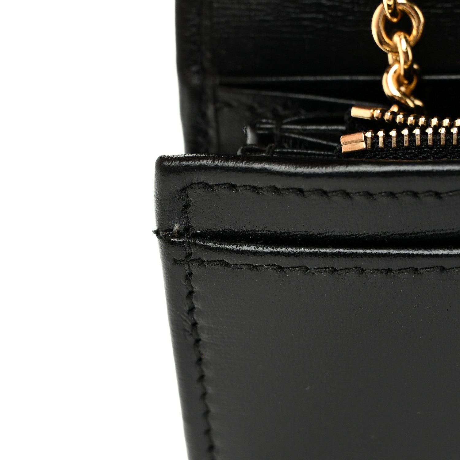 Gucci Calfskin Jackie 1961 Chain Wallet Black Black 12 of 12