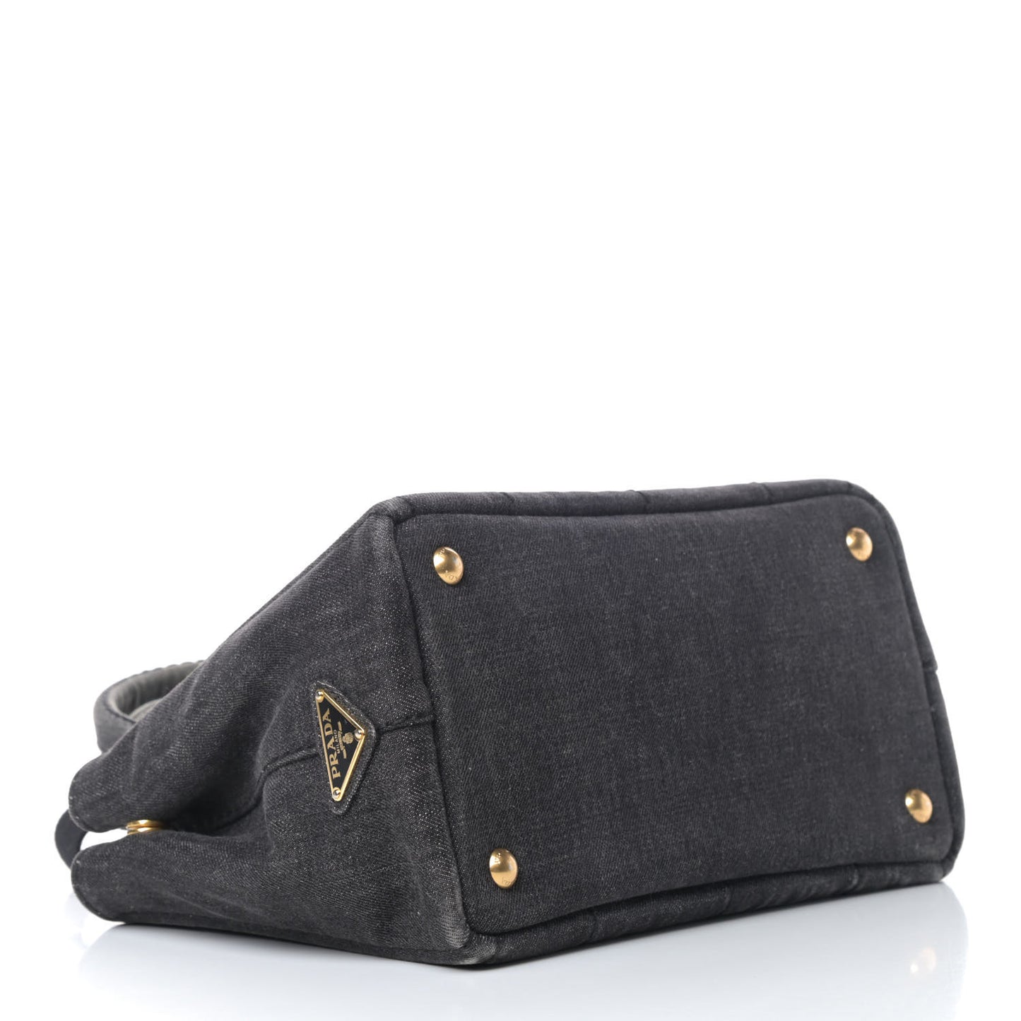Denim Small Logo Tote Black