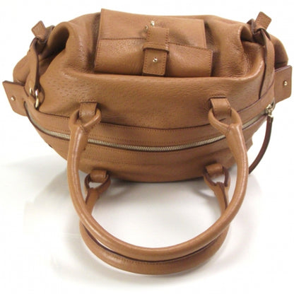 FASHIONPHILE SALVATOREFERRAGAMOLeatherSatchelCaramel 5 of 8