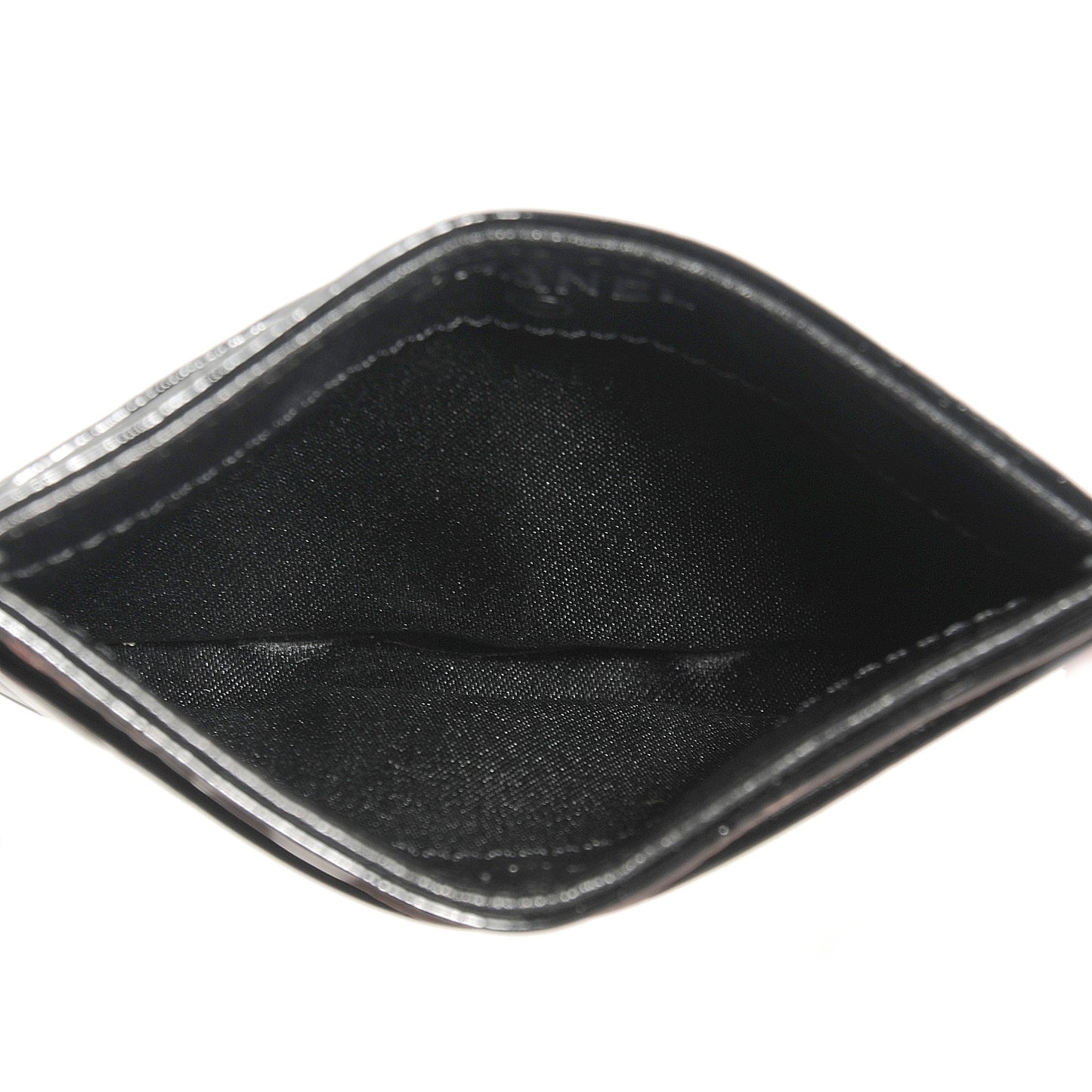 Patent Lucky Symbols Card Holder Case Black
