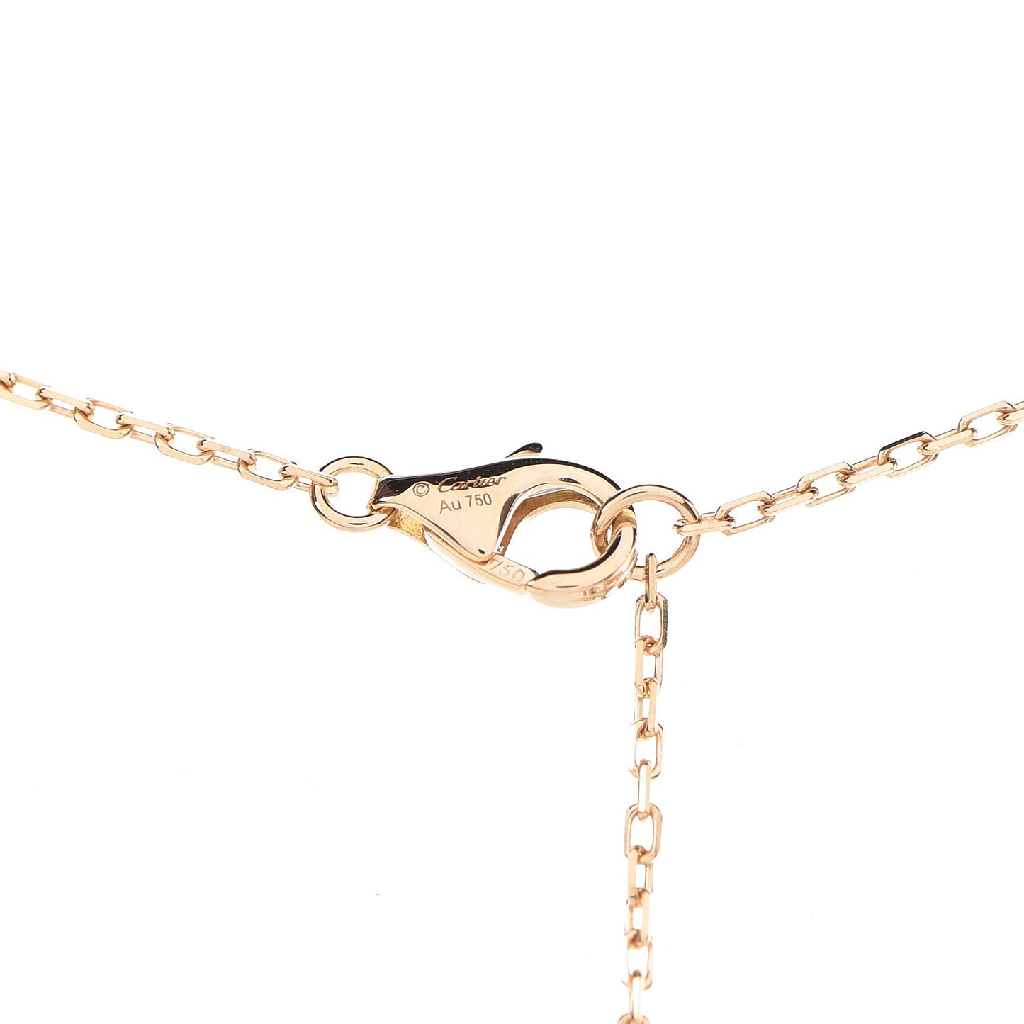 18K Yellow Gold Diamond LM D'Amour Pendant Necklace