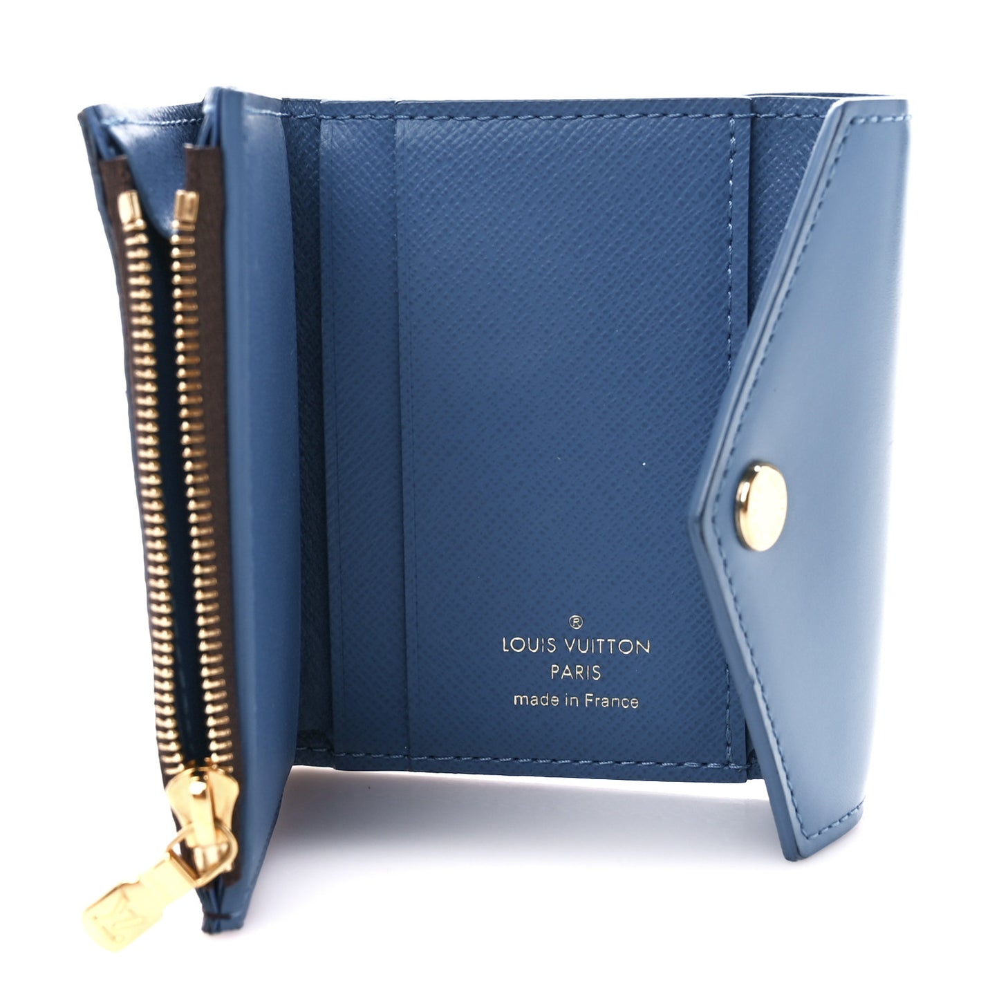 Monogram Zoe Wallet Blue Jean