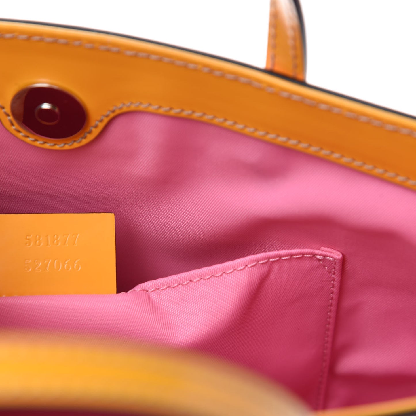 Calfskin Childrens Rainbow Tote Lotus Pink Crop Multicolor