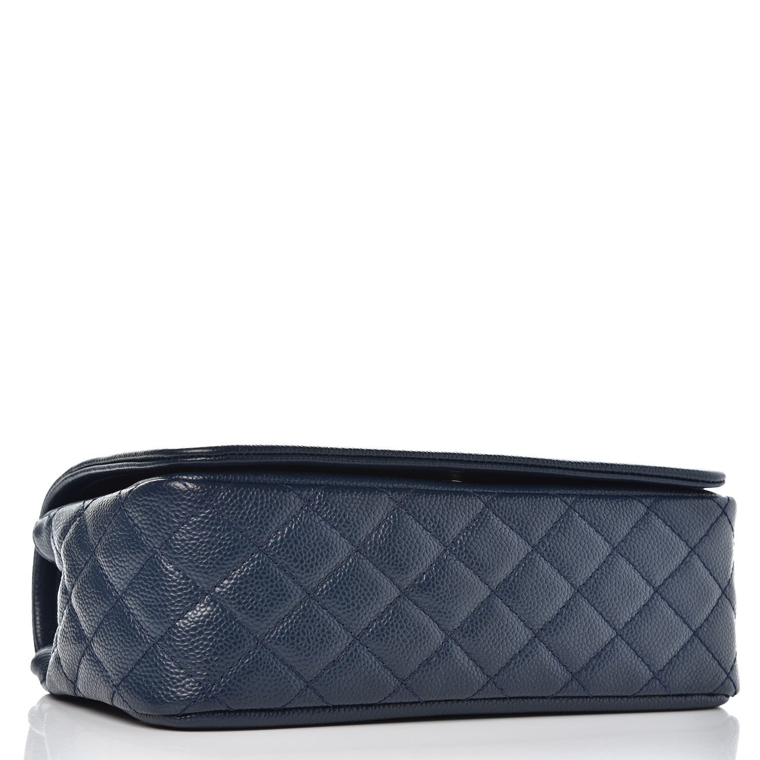 Chanel Caviar Medium Timeless CC Flap Navy Blue 4 of 10