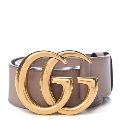 Gucci Calfskin Double G 40mm Belt 80 32 Porcelain Rose 1 of 6