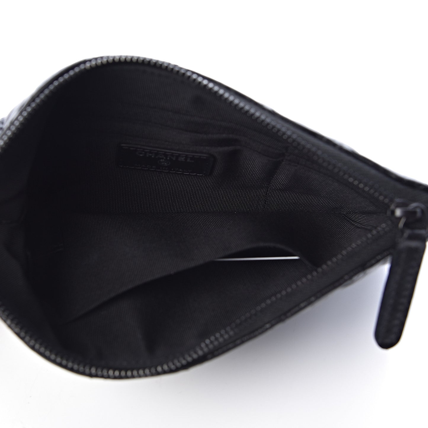 Aged Calfskin Quilted Medium Reissue Cosmetic Case So Black
