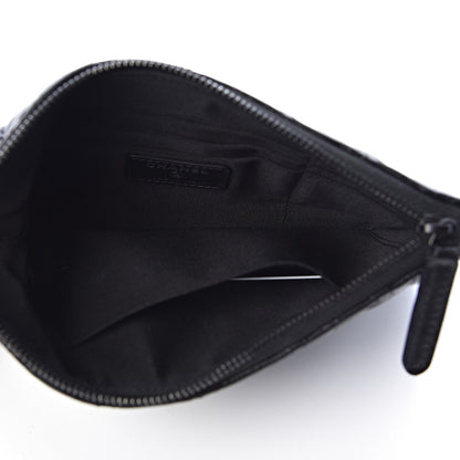 Chanel Aged Calfskin Quilted Medium Reissue Cosmetic Case So Black 5 of 9