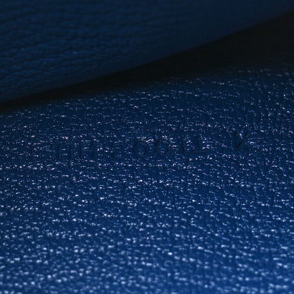 Hermes Chevre Mysore Bearn Gusset Wallet Bleu Agate 7 of 10