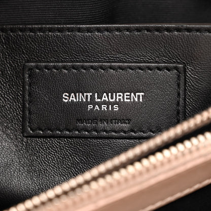 Saint Laurent Calfskin Y Quilted Monogram Small Loulou Chain Satchel Marble Pink 6 of 18