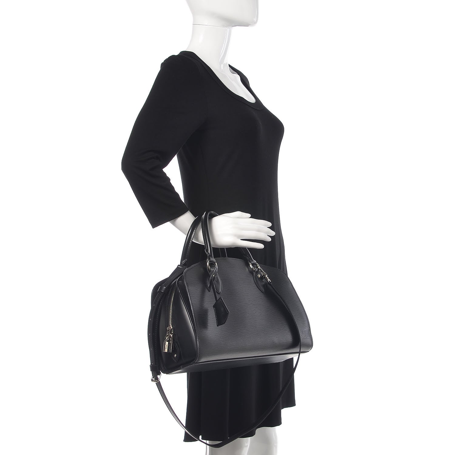 Louis Vuitton Epi Pont-Neuf PM Black 2 of 10
