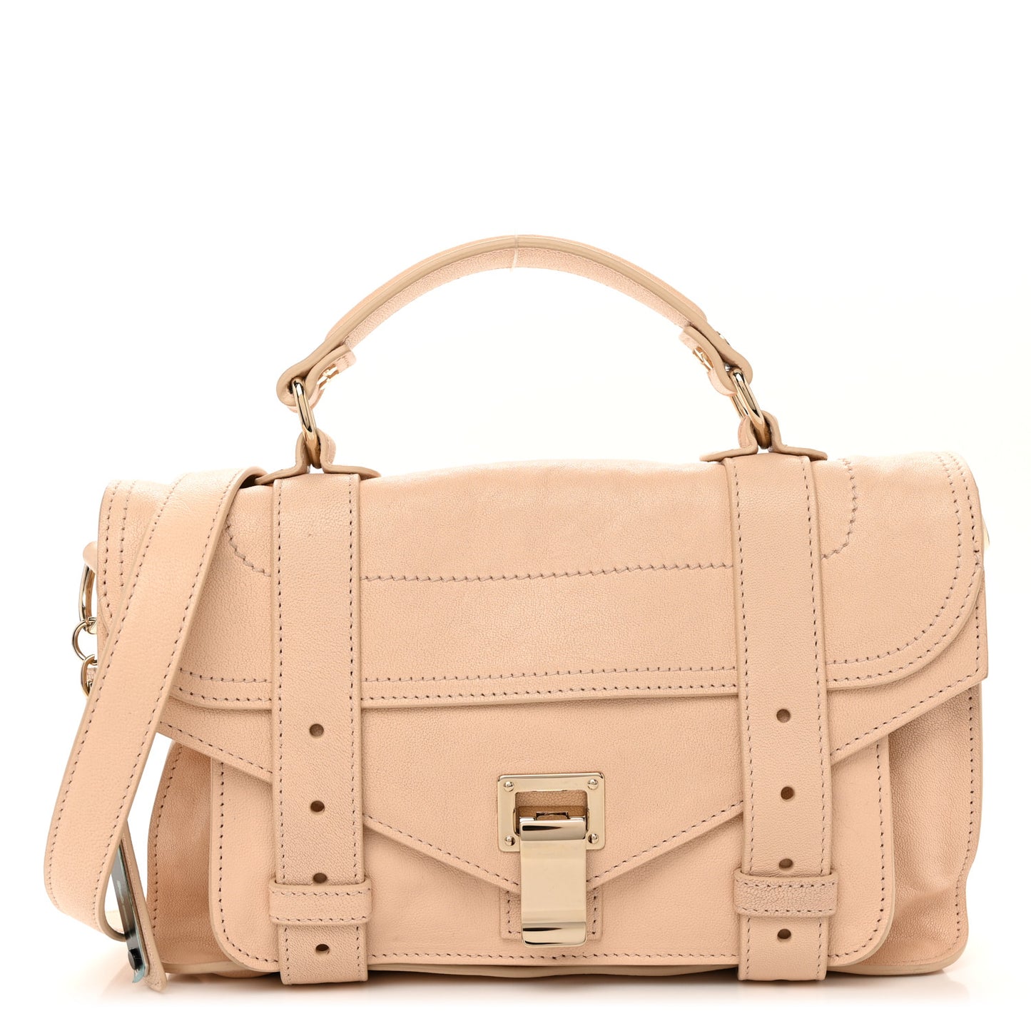 Lambskin Tiny PS1 Satchel Nude