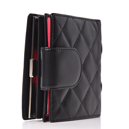 Chanel Calfskin Quilted Cambon Bi-Fold Wallet Black 3 of 9