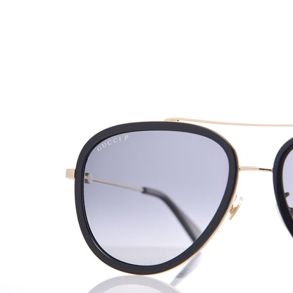 Gucci Aviator Sunglasses GG0062S Black Gold 7 of 8