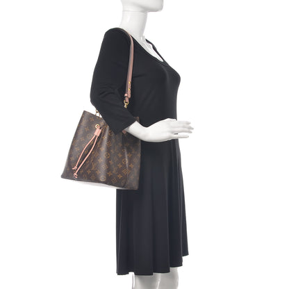 Louis Vuitton Monogram Neonoe MM Rose Poudre 2 of 9