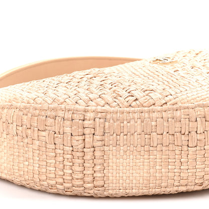 Chanel Raffia Other Shape With Chain Beige 9 of 11