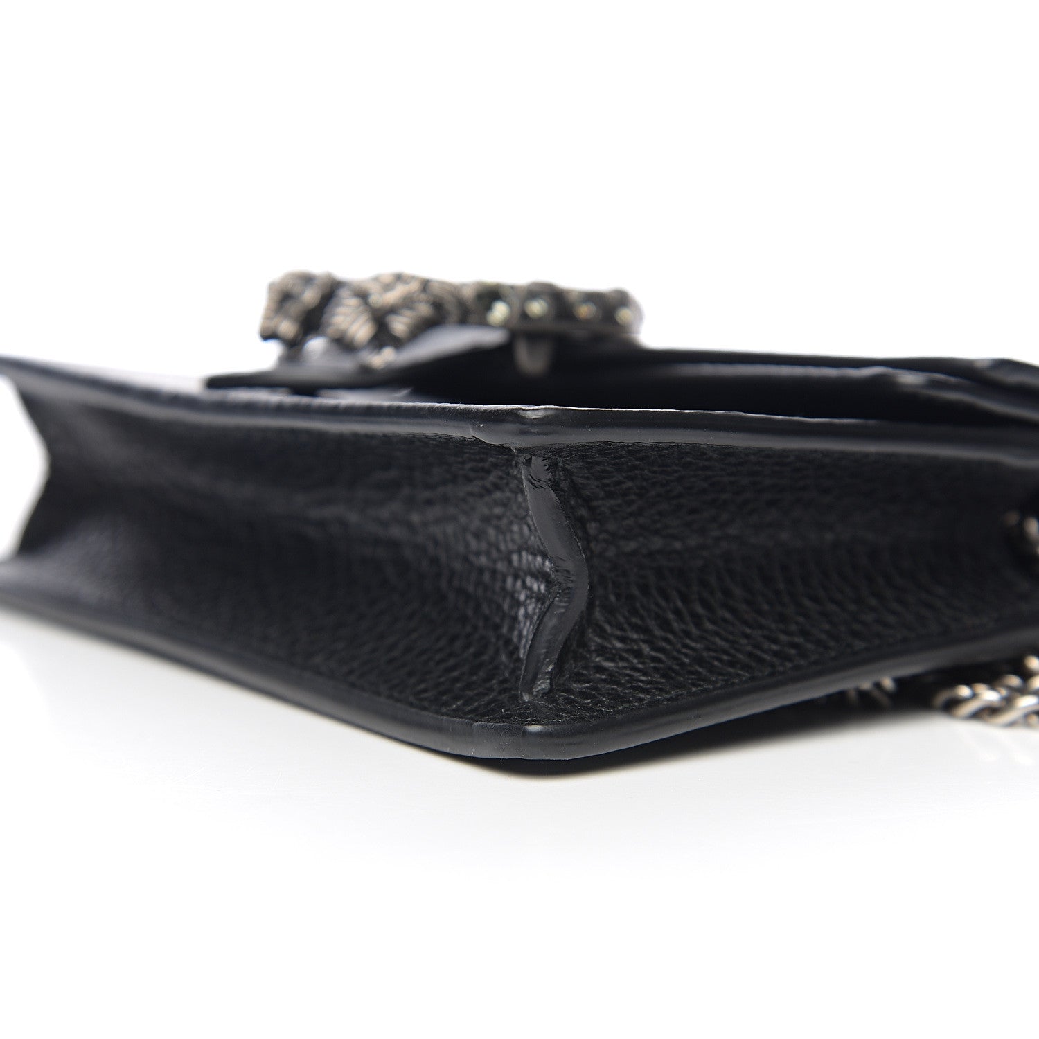 Gucci Calfskin Super Mini Dionysus Shoulder Bag Black 7 of 8