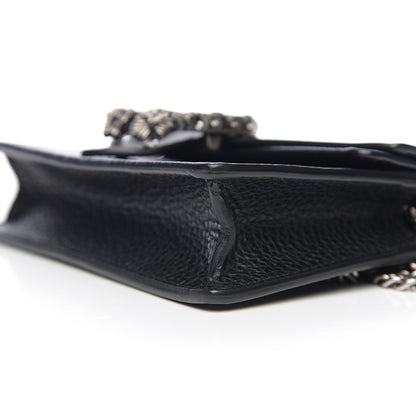 Gucci Calfskin Super Mini Dionysus Shoulder Bag Black 7 of 8