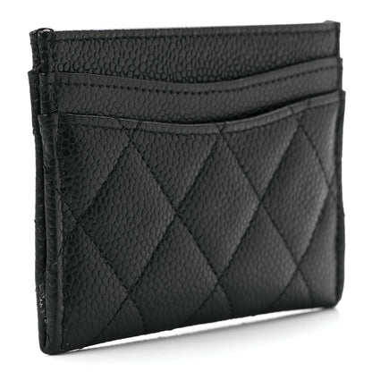 Chanel Caviar Quilted Card Holder Black 2 of 10