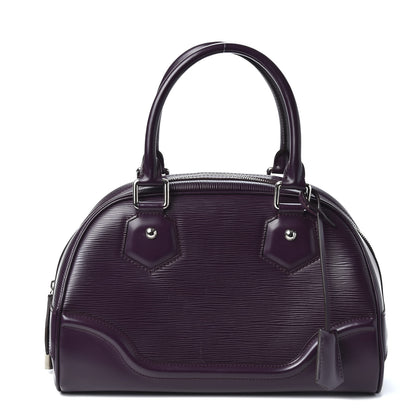 Louis Vuitton Epi Bowling Montaigne PM Cassis 1 of 6