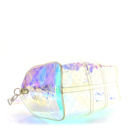 Louis Vuitton PVC Monogram Keepall Bandouliere 50 Iridescent Prism 3 of 10