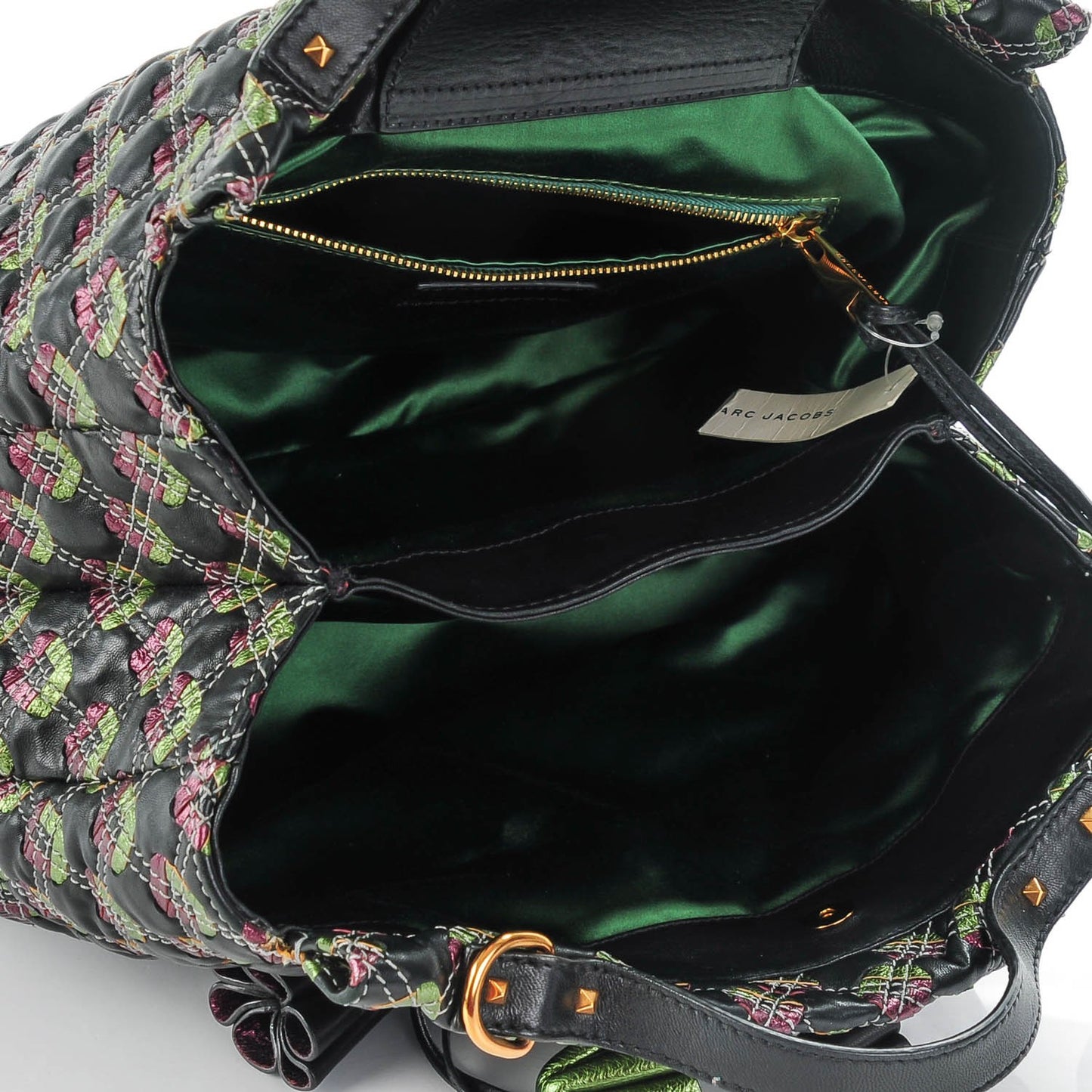 Calfskin Quilted Robert Leslie Bag Black