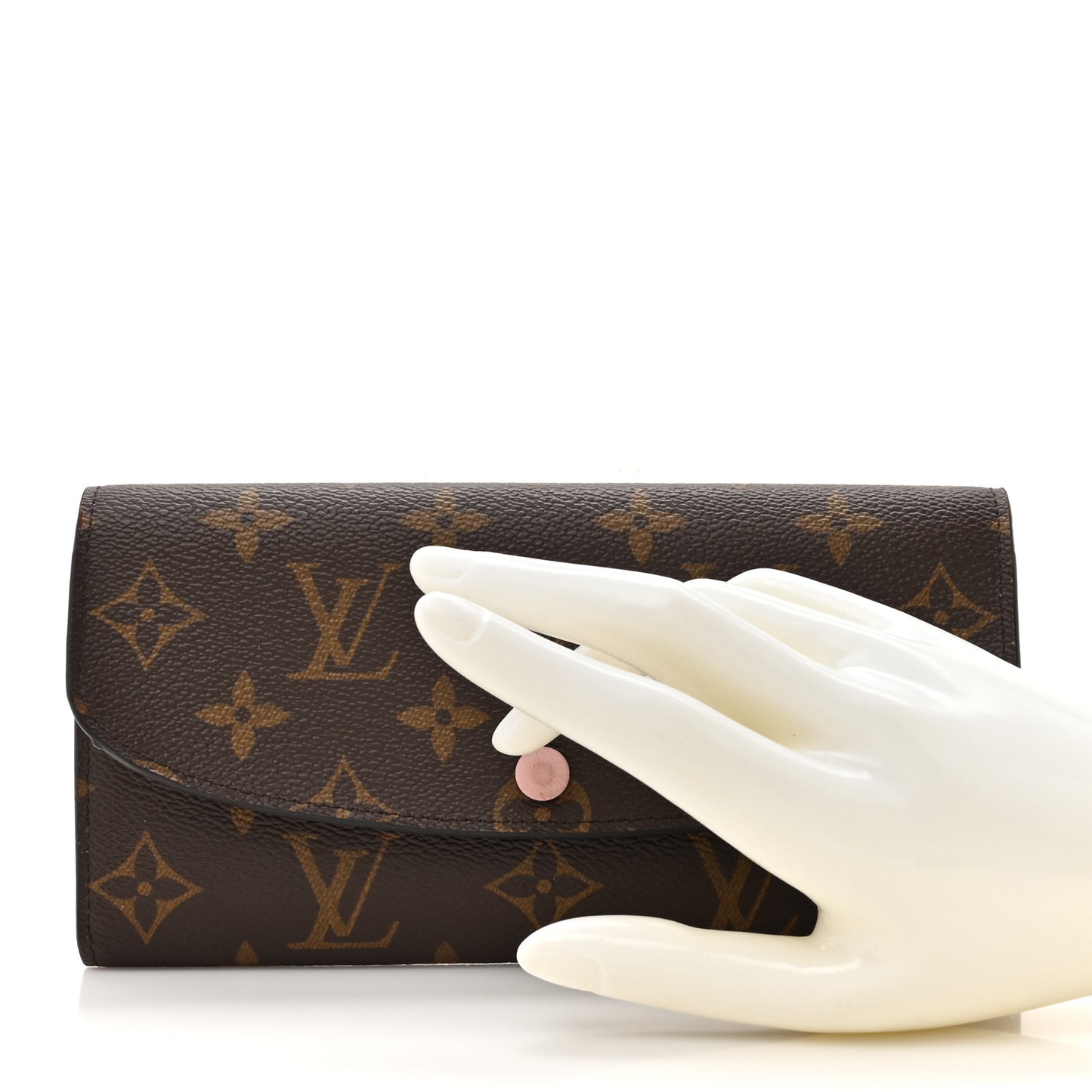 Monogram Emilie Wallet Rose Ballerine