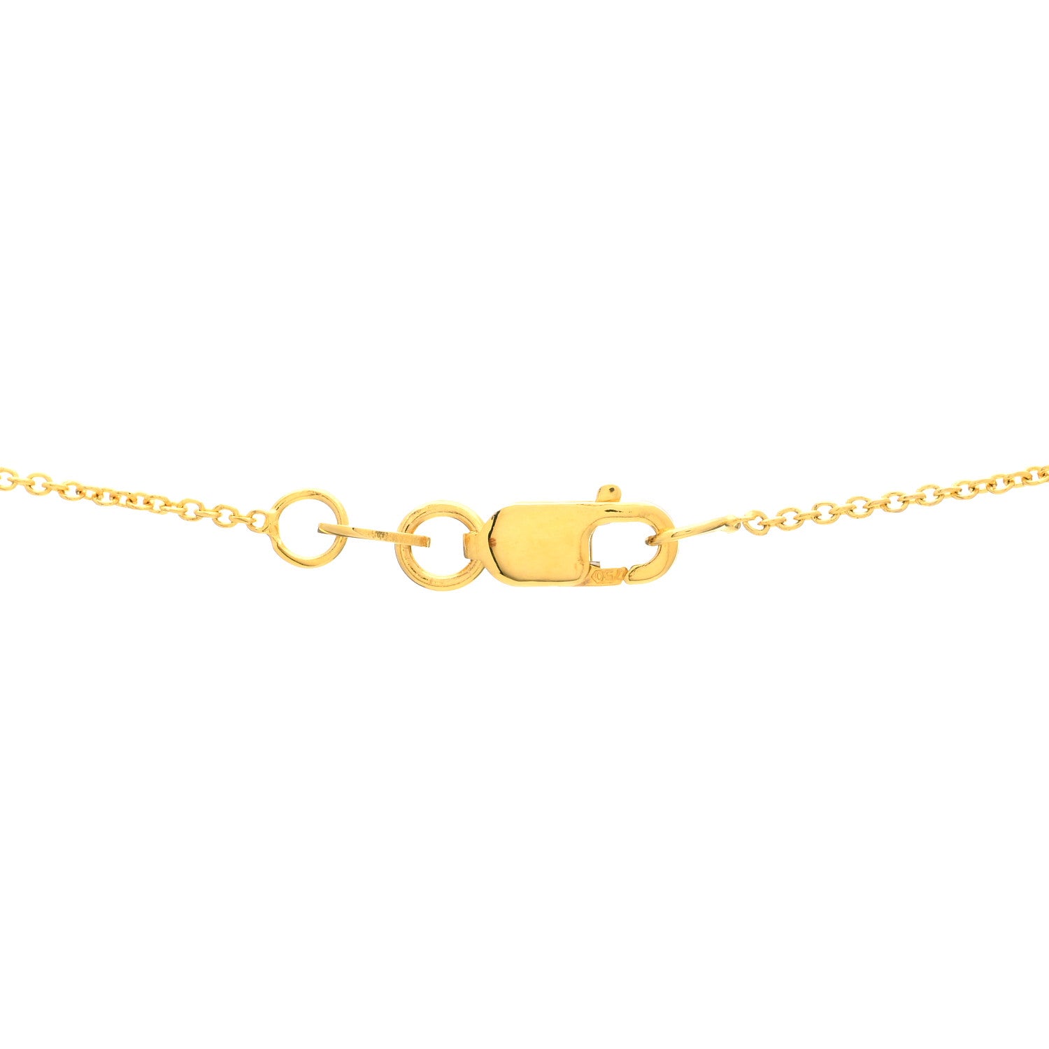 Roberto Coin 18K Yellow Gold Diamond Love Letter H Pendant Necklace 4 of 5