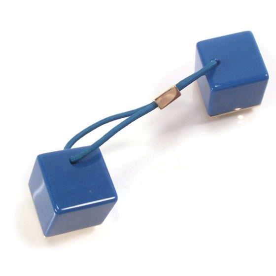 Louis Vuitton Logo Hair Cubes Turquoise 2 of 4