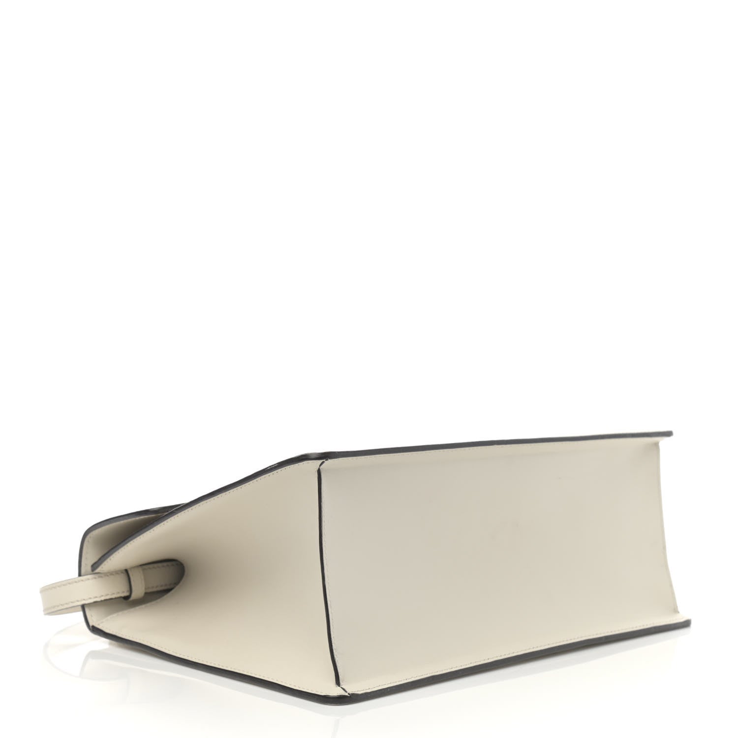 Gucci Calfskin Web Medium Sylvie Top Handle Bag White 4 of 16